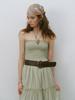 Sinseuden Greenery Smoke Long Skirt