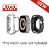 2 in 1 Case for Apple Watch Series 11/10/9/8/7/SE/6/5/4 Ultra 46 42 45 40 44 49mm TPU+ PC Shockproof Protector Bumper for iwatch