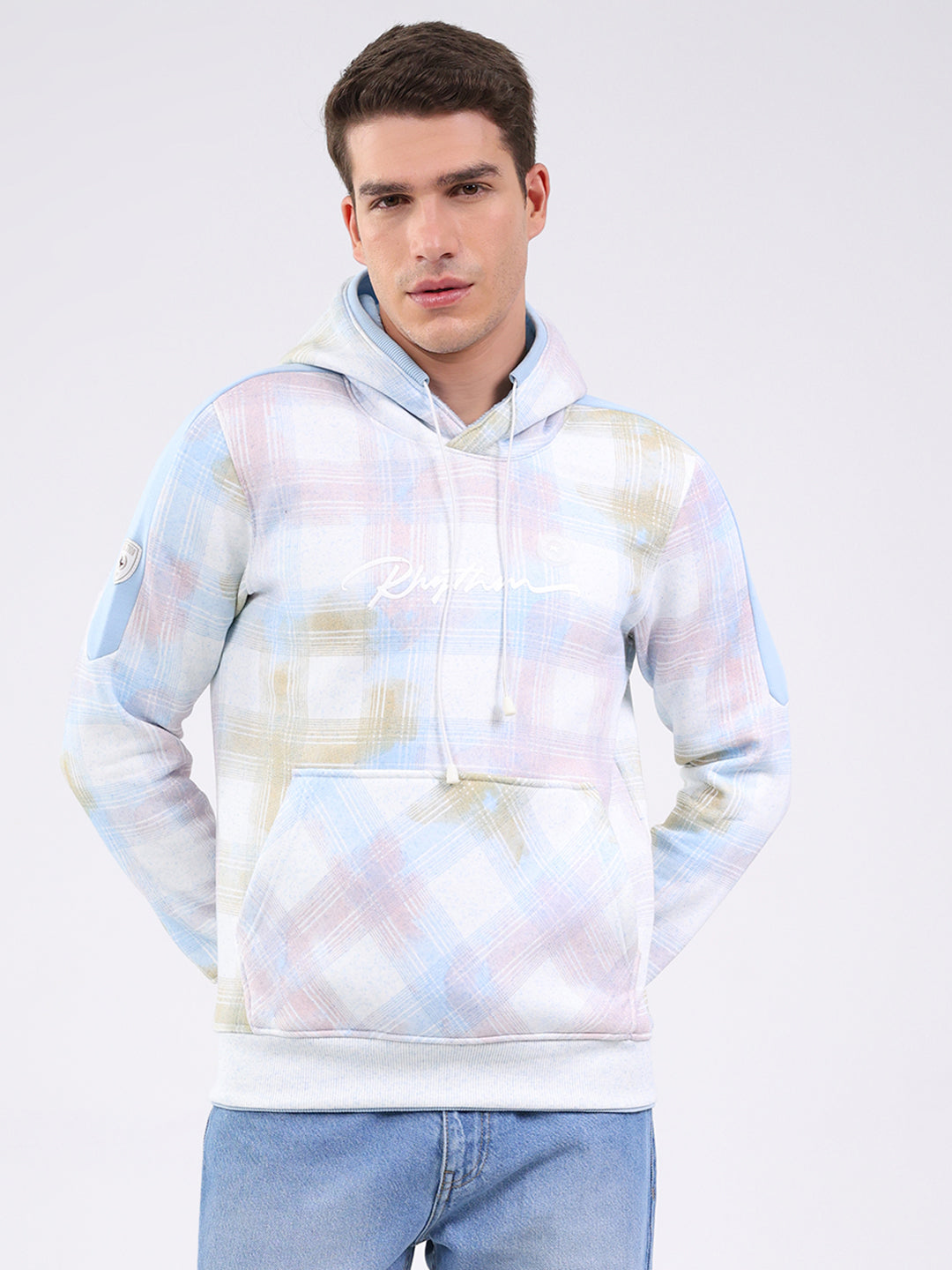 Monte Carlo Men Regular Fit Blue Sweatshirt 3XL