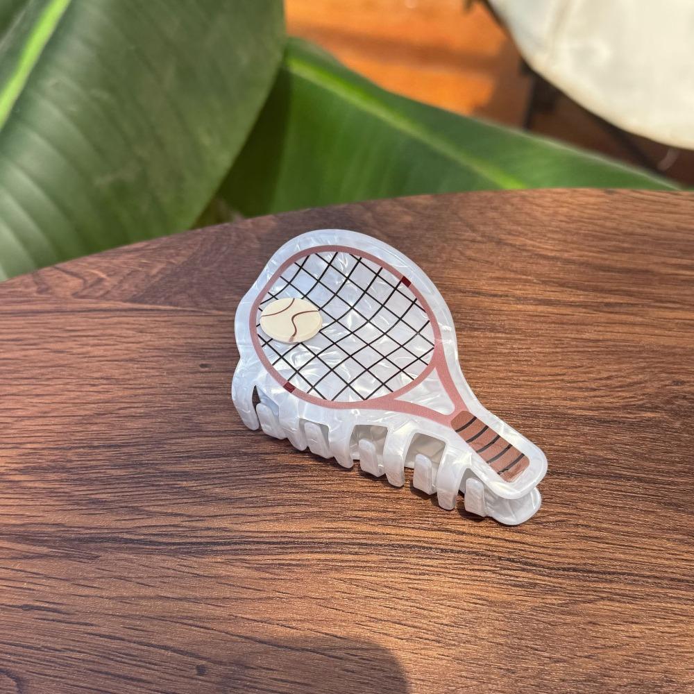 

Бейсбольный заколка-краб для волос в корейском стиле из ацетатной кислоты, серия «Спортивный мяч», заколка-краб для волос для девочек Style B