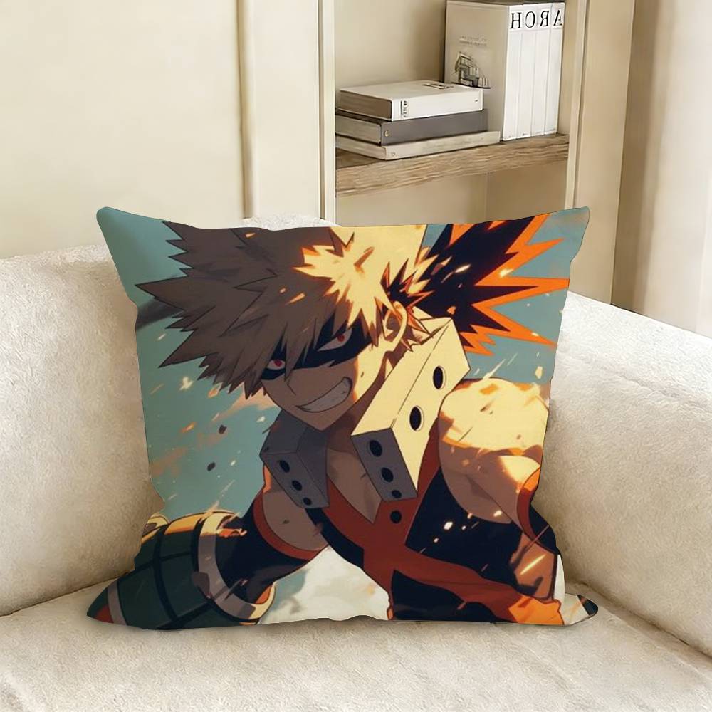 BBakugo AAnime KKatsuki Various Sizes Square Pillow Case For Car Home Bedchamber Decor