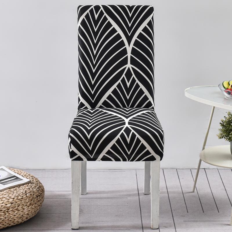 New Floral Decoration Stretch Covers Chair Cover For Dining Room Office Banquet Chair Protector Elastic Material Armchair Cover