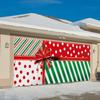 Christmas Background Cloth Outdoor Garage Door Sticker Tapestry Cloth Holiday Party Decoration Matching Hanging Cloth