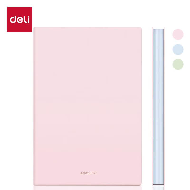 Deli A5 Soft Cover Notebook, 96 Sheets