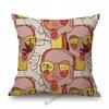 Picasso Abstract Cartoon Face Oil Painting Cotton Linen Home Decorative Sofa Pillow Case World Famous Car Cushion Cover