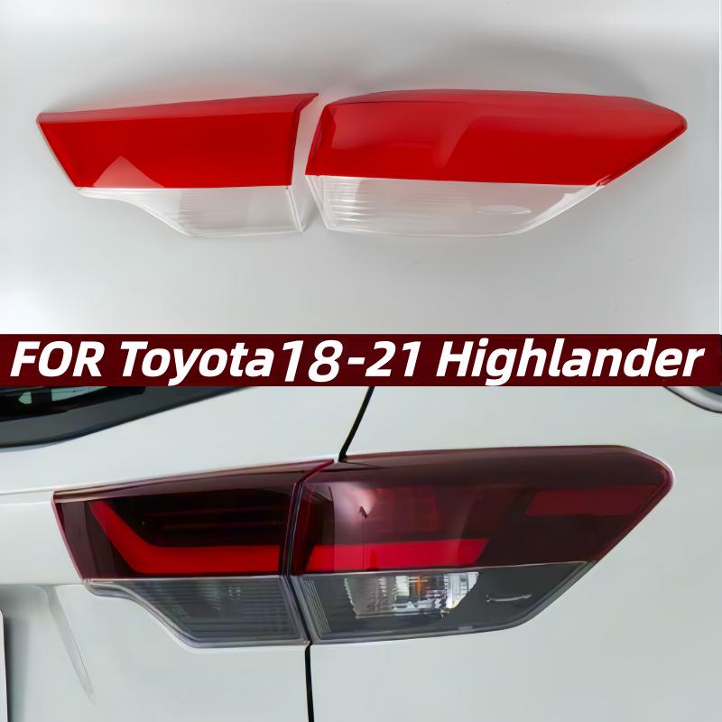

Toyota Highlander Rear Tail Light Cover (2018-2021), Red Transparent Right Inner Tail Light Cover - Passenger