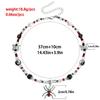 Diamonds Spiders Exaggerated Clavicle Chain Female Temperament Handmade Beaded All-matched Crystal Stone Necklace