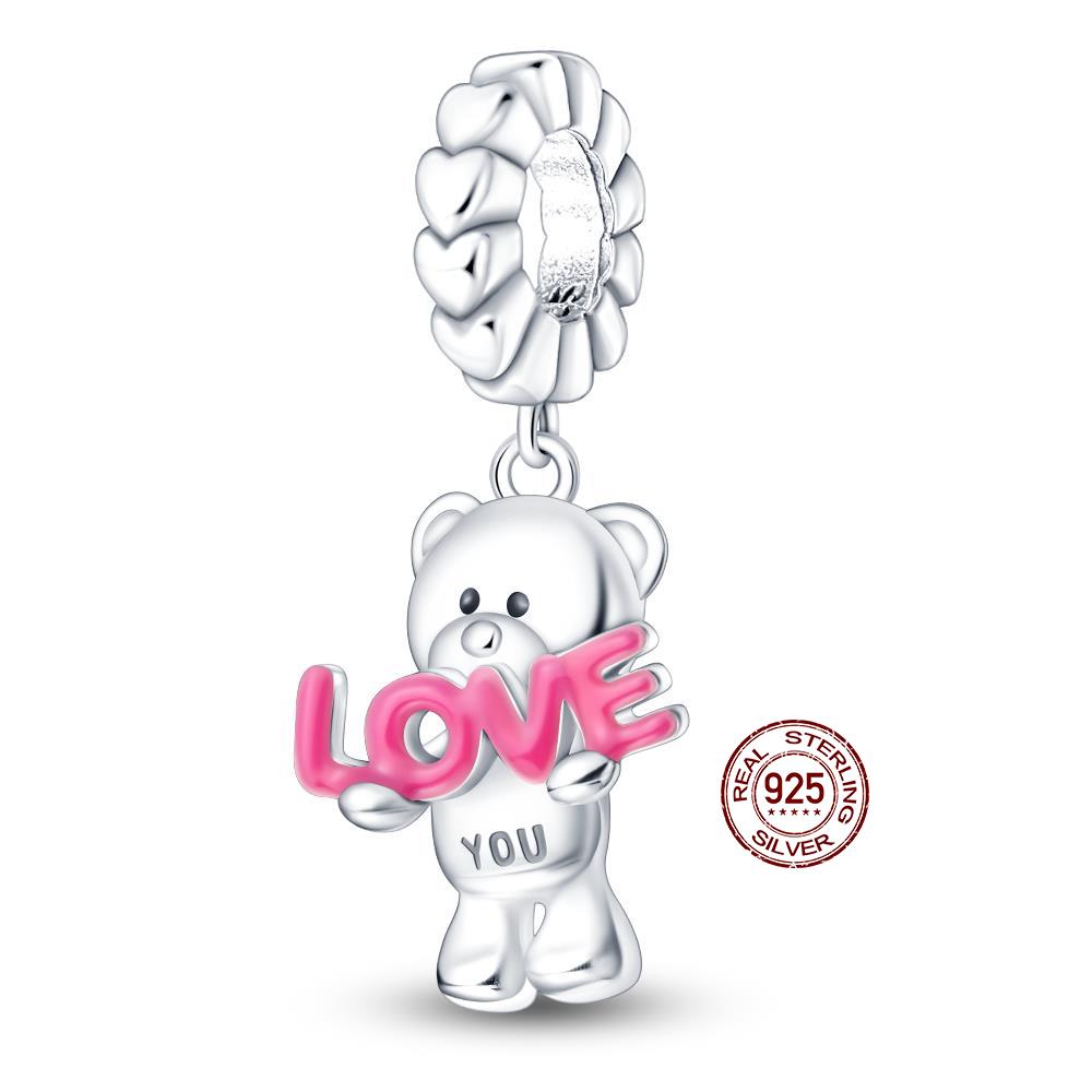 Cute Animals Beads Charms Fit Original 3Mm Bracelet Dog Cat Owl Rabbit Diy Jewelry Making Animals Protection