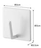 Yamazaki Bathroom Hook Set of 2 W5 x D3.5 x H5 cm White Space-saving Bathroom Storage Hooks