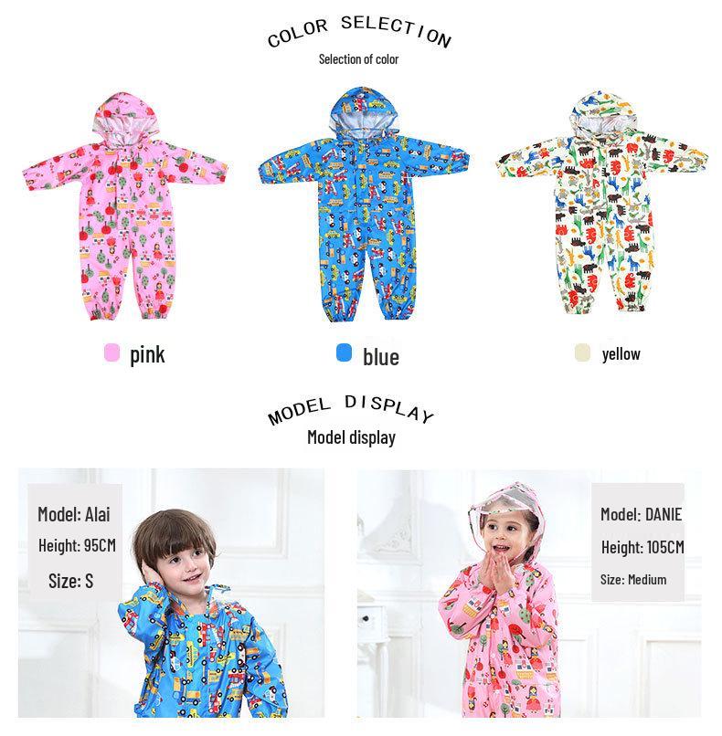 Children's Raincoat for Boys and Girls - Kindergarten and Baby Sizes