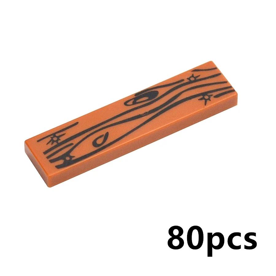 Bricks Smooth 2x2 Floor Printed Tile Assembled Building Blocks Decoration Ceramic Tile MOC City House Construction Toys