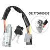 For Opel Vivaro 2001-2014 Ignition Key Set Ignition Switch ABS And Metal Construction Ignition Lock Replacement