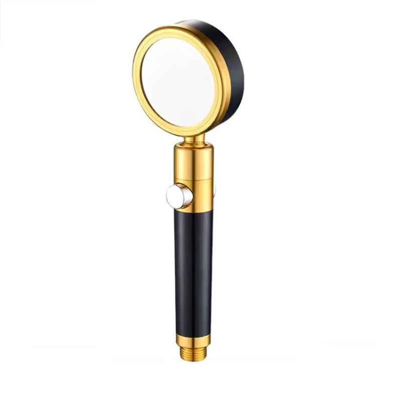 Golden Maple Leaf Filter Shower Head Set