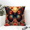 Natural Animal And Colorful Floral Decorations Pillow Case Linen Pillow Case Sofa Home Decor Cushion Cover Cushion Cove