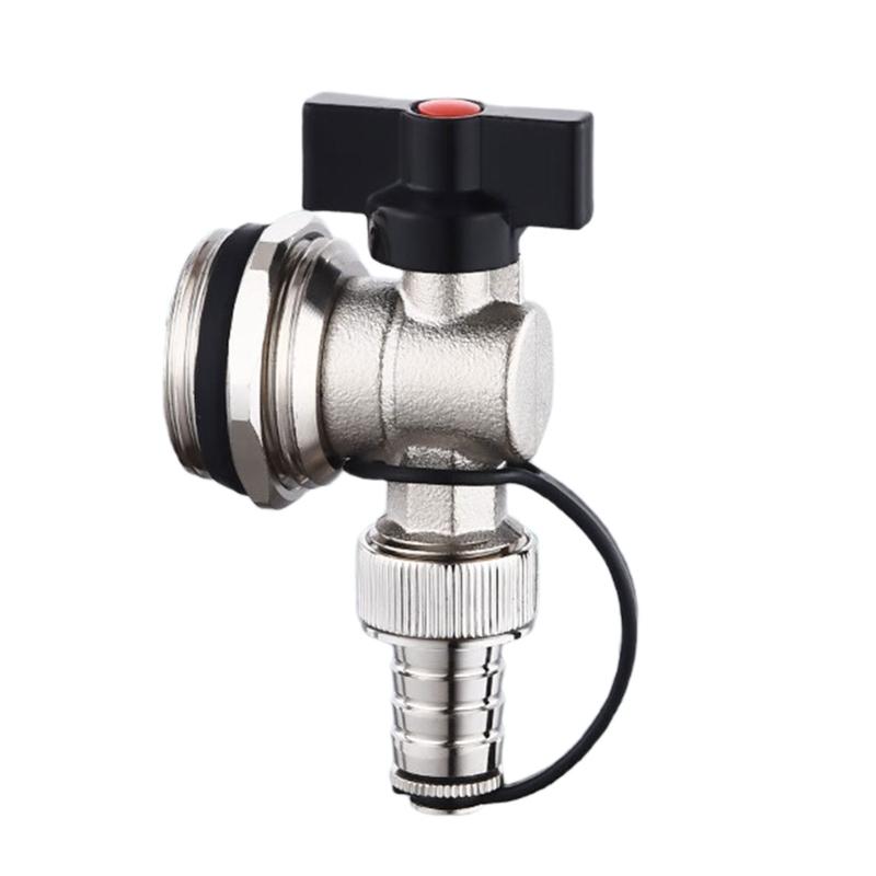 Compact Design Radiator Drain Valves  with Double  Functionality Easy To Operate Copper Drain Valves for Homes Heating Systems