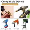 A60Z6 Pcs Step Drill Bit Set Titanium HSS Unibit Drill Bits From 1/8 Inch To 1-3/8 Inch Stepped Up Bits & Center Punchmay