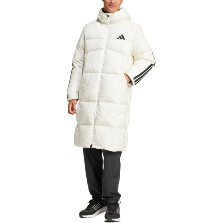 adidas 3 Stripes Down Jacket Men's Jade White JG3838