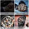 RORIOS Analog Luminous Date Display Waterproof Multifunctional Analog Chronograph Quartz Business Watch Stainless Steel Band Stylish Sports Commuting