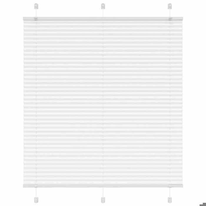 VidaXL Store Plissé Blanc 115x150cm Largeur Du Tissu 114,4cm Polyester, Store Plissé De Fenêtre, Store Accordéon, Store 4015503