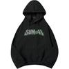 Unisex Sum41 Clover Graphic Hoodie Long Sleeve Pullover Hooded Sweatshirt Rock Band Streetwear Casual Couple Sudadera Tops