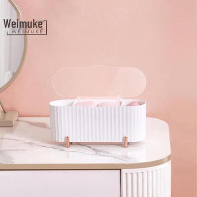 Electroplated Lid Cotton Pad Storage Box