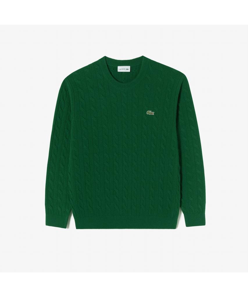 LACOSTE Men'S Cable Crew Neck Pullover Ah816E-55N 132