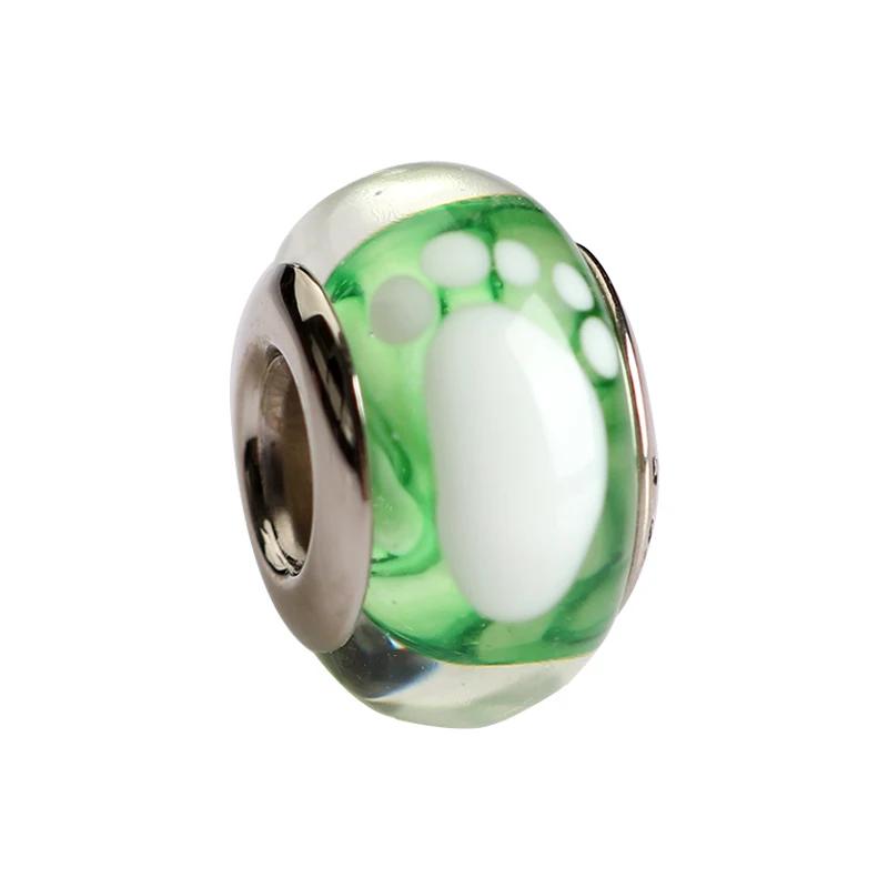 Girl Colorful Metal Cat Eyes Matte Murano Charms Fit Original Bracelets Glass Charm Beads Make your own Accessory Gift Elegant Fashion Beautiful