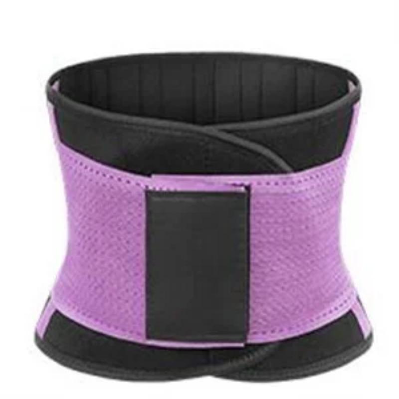 Breathable Sweat-absorbing Corset Solid Color Nylon Waist Protector Sports Warm Abdominal Belt Fixed Belt