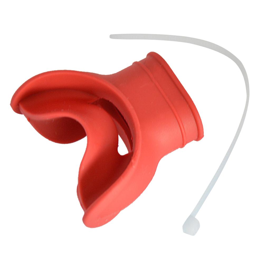 

Силиконовый чехол для загубника для подводной трубки, держатель октопуса, фиксатор языка, загубник для подводного плавания, аксессуары для подводного плавания красный