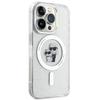 Karl Lagerfeld Klhmp15Lhgkcnot Iphone 15 Pro 6.1 Transparent Hardcase Karl&Choupette Glitter Magsafe