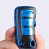 Leather+TPU Car Remote Key Cover Case Fob For Volkswagen VW Bora Polo Tiguan Jetta Passat B5 B6 B7 Golf Beetle For Skoda Octavia