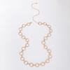 Accessories Punk Hip Hop Single Layer Metal Ring Body Chain Vintage Temperament Geometric Circle Waist Chain Women