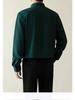 Men's Autumn Light Mature Style Non-Iron Slim-Fit Korean Ice Silk Long-Sleeved Shirt