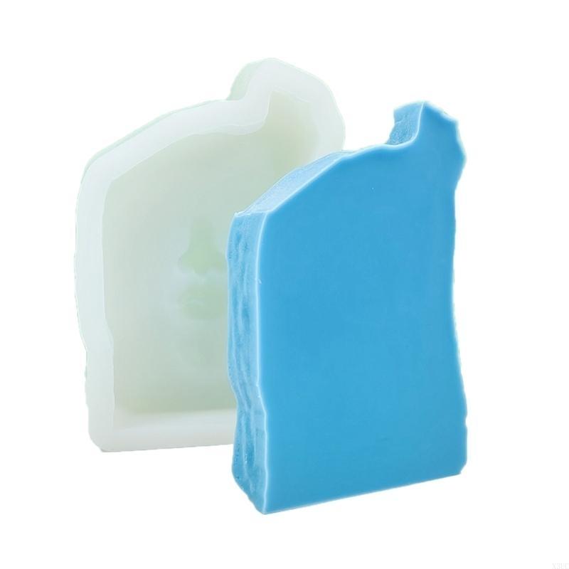 Human Face Sculpture Molds for Making Gypsum Ornaments Home Decorations DIY Craft, Statue Molds X3UC