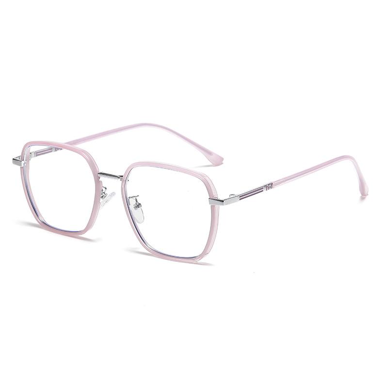 New Color-Changing High-End Female Face Without Makeup Small Round Face Ultra-Light And Fashionable Myopia Glasses 75022