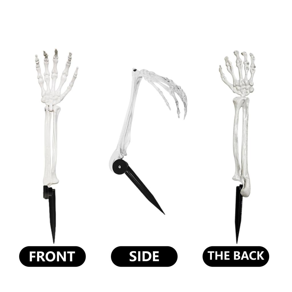 Halloween Skeleton Hand Led Floor Light Luminous Ghosts Hand Haunted House Escape Room Dress Up Venue Decoration Props Light
