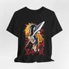 Demon Slayer Akaza en Tanjiro Anime Grafisch Unisex T-shirt, Manga T-shirt, Japans