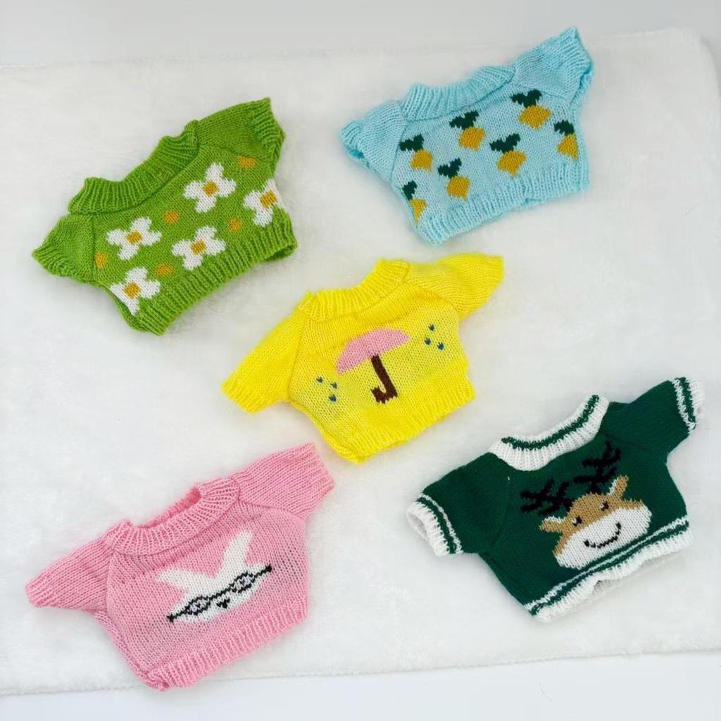 Little Bear Cotton Hoodie Sweater for 30cm Plush Doll Toy Accessories