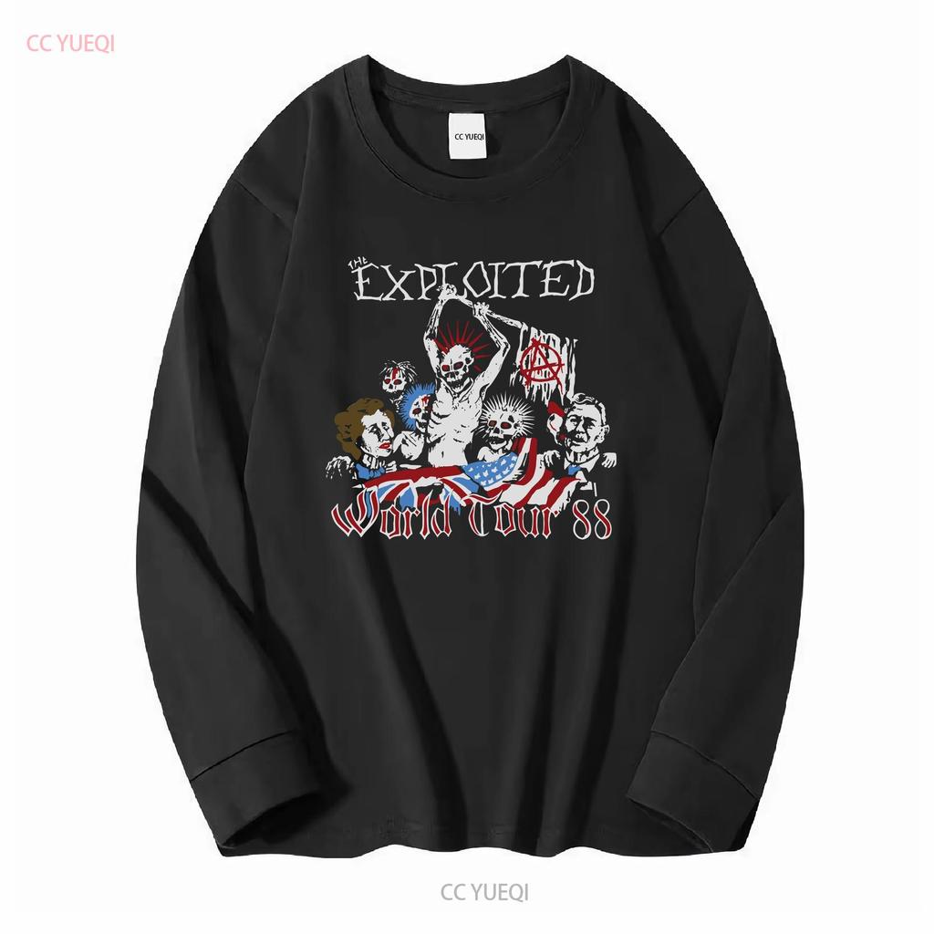 Hot The Exploited T Shirt New Popular S 234XL U1605 long or short sleeves vintage Washed Soft Slightly designer clothes