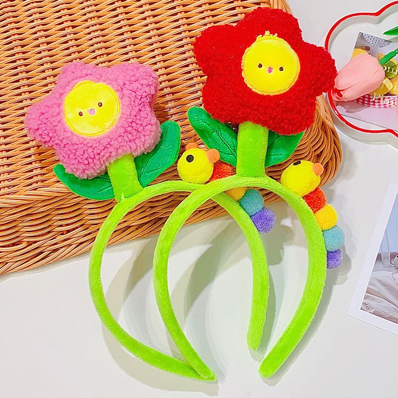 2023 Hot Sales Cartoon Flower Hair Hoop Fascia per capelli per bambini Donna Fascia per capelli Moda Festa Accessori per capelli Ragazze Copricapo Regali