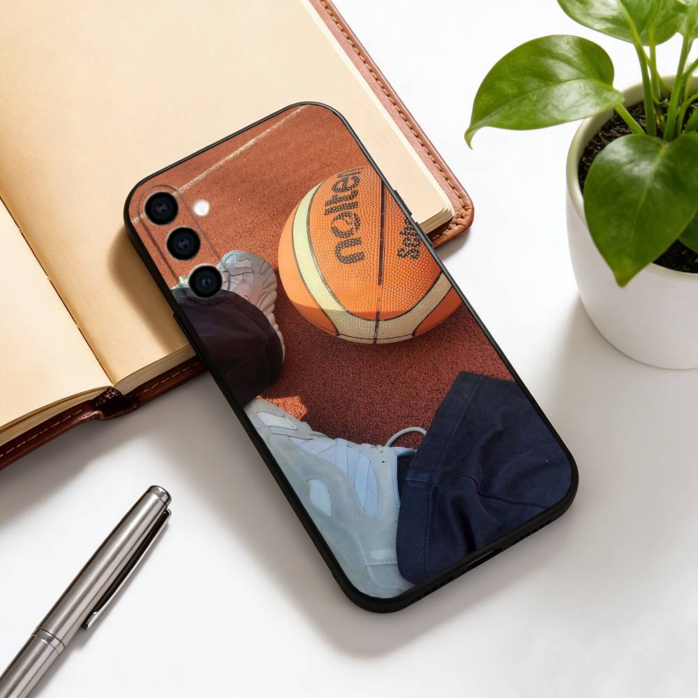 

Love basketball Phone Case For Samsung Galaxy A73,A72,A71,A70,A53,A52,A51,Others Soft Black Cover Samsung a30 a20