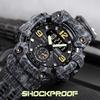 SKMEI Shockproof Waterproof Digital Digita Wristwatch For Men Dual Movement LED Light Sport Quartz Watch Male Electronic Watches
