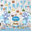 1 Pc Oktoberfests Decorations Kit,German Party Supplies,Oktoberfests Flag Banner,Tablecloth Decoration Beers Festival Party Acce