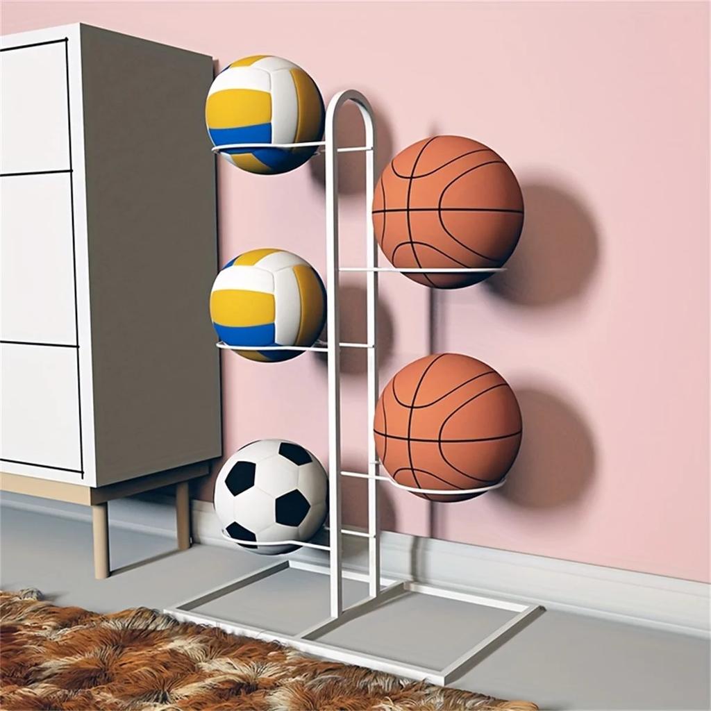 Indoor Basketball Storage Rack Put Ball Football Storage Basket Placed Rack Kindergarten Volleyball Stand Holder Space