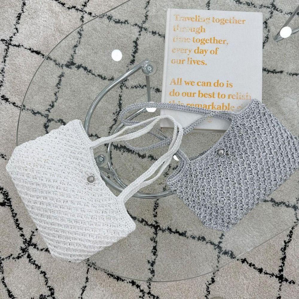 Sparkling Metallic Thread 1.0mm Flash Core Yarn Craft Glitter Crochet Thread  Crochet Accessories