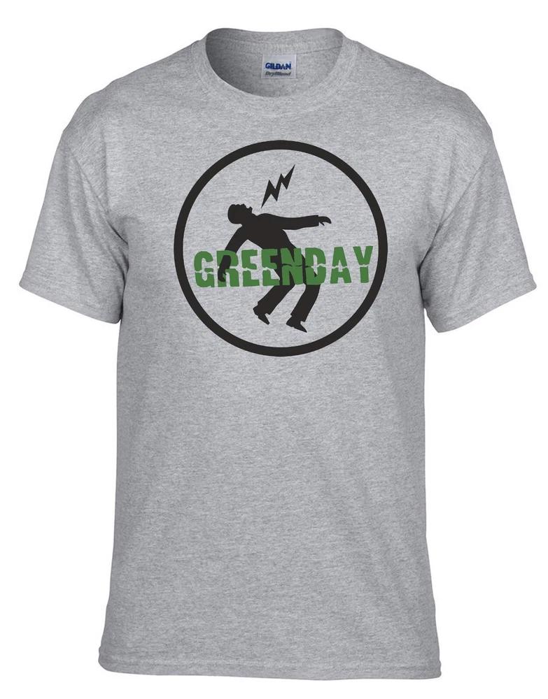 Green Day Punk Rock Music Grey TShirt 370grey S