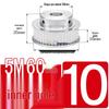 60-Teeth 5M Timing Pulley, T-Slot Width 16/21/27mm, BF Type Stepped with Machined Hole 6-20mm