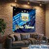 Custom Name Argentina Football Crest Tapestry Room Decoration Wall Hanging for Living Room Bedroom, Dormitory, Birthday and Christmas Gifts