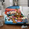 Rugrats Theme Printed Blanket - Perfect for Couch, Bed, Travel & Outdoor Use | Machine Washable, Cozy & Durable.