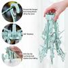 Hosiery Drying Rack 24 Clips Foldable Portable Travel Underwear Hanger Rotatable Clothes Drying Rack for Home and Dormitory